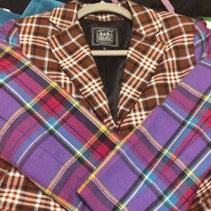 Libertine handmade America  checkered Brazer